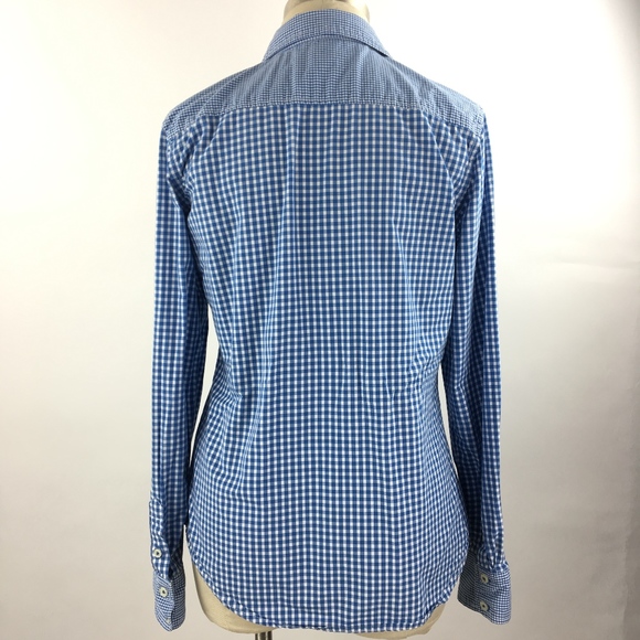 C. Wonder Gingham Button Down Shirt Boy Fit Sz S - Picture 5 of 8